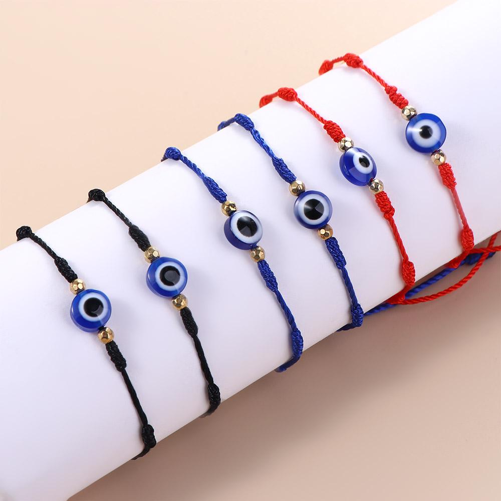 Gifts Blue Eyes Couple Bracelets Hand-woven Bracelets Braided Hand Ropes Blue Eye Bracelets