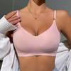 Бесшовный бюстгальтер для женщин, нижнее белье пуш-ап, съемный мягкий бюстгальтер без косточек, цельный бюстгальтер, беспроводной комфортный бюстгальтер, верх интимного белья