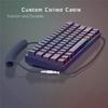 Механический кабель для клавиатуры USB A к TYPE-C Плетеный кабель Витой авиационный разъем Шнур USB Витой кабель для компьютерной клавиатуры
