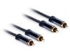 2xRCA-2xRCA Digital AQ Premium Connection Cable Length: 3.0m, Acoustic Quality