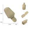 PU Leather Sun Visor Glasses Clip Anti-scratch Ticket Card Clamp  Auto Interior Accessories