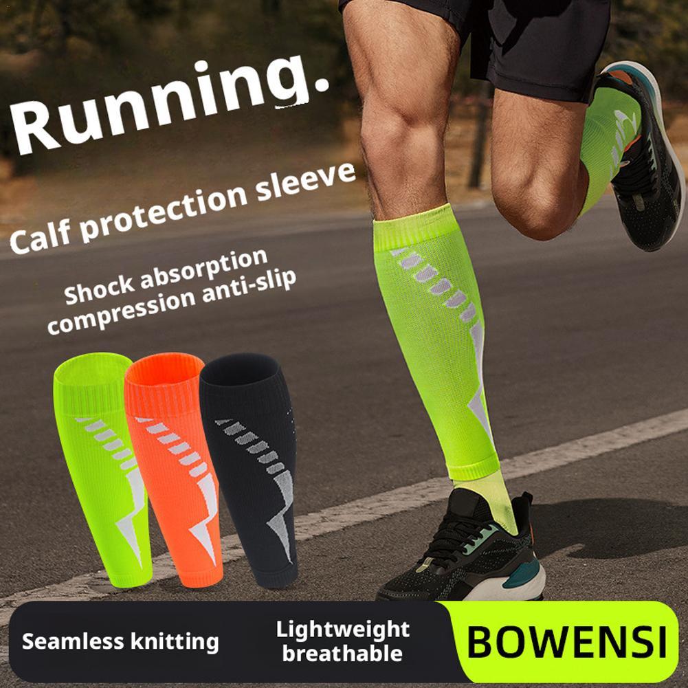 1PC Calf Compression Sleeves Leg Compression Sleeve Footless Compression Socks Calf Support Leg Socks For Football Running