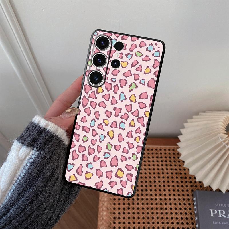 Модный чехол для телефона с леопардовым рисунком для Samsung S24 S23 Ultra Plus A55 A54 A35 A34 A25 A24 A23 A15 A14 4G 5G для Samsung A54 противоударный чехол-бампер