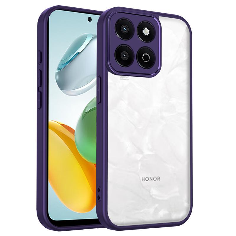 Чехол для Honor X8B 4G LLY LX1 LX2 LX3 Противоударный Гальванизированный TPU Бампер с Прозрачной Задней Крышкой Жесткий Чехол для Телефона для Honor X8B HonorX8B 4G