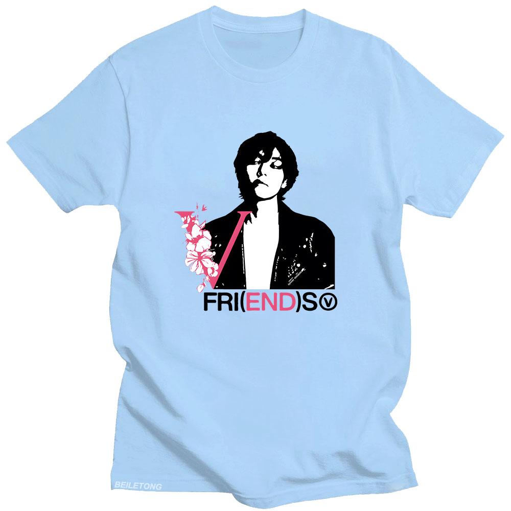 Мягкий Тэхён Пт(конец)s Футболки Корейская Мода Летние Женские Футболки Графическая Печать Футболки Хлопок Короткий Рукав Девочки Футболки