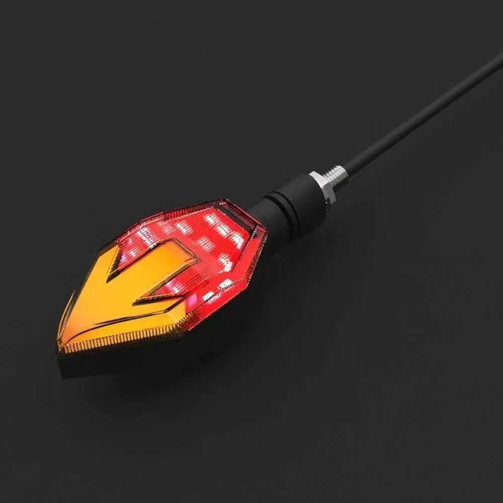 Светодиодный указатель поворота для мотоцикла, двухцветный указатель поворота со стрелкой, указатель направления поворота, аксессуары для указателей поворота для мотоцикла