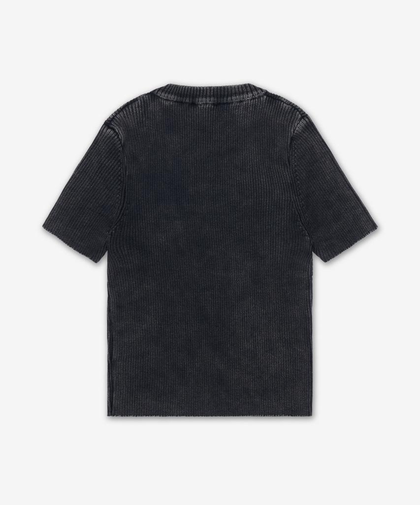 DIESEL M-Encore Ss Short Sleeve Knit - Caviar Black / A162490Akbq900
