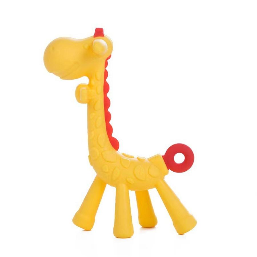 Аксессуары для фотосъемки Детский прорезыватель для зубов «Жираф» Создан для прорезывания зубов у детей Успокаивает зудящие молочные зубы Подарок на день рождения Удобство