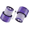 Filter - Phonillico® - Replacement 969082-01 - Set of 2 - Compatible with Dyson V10