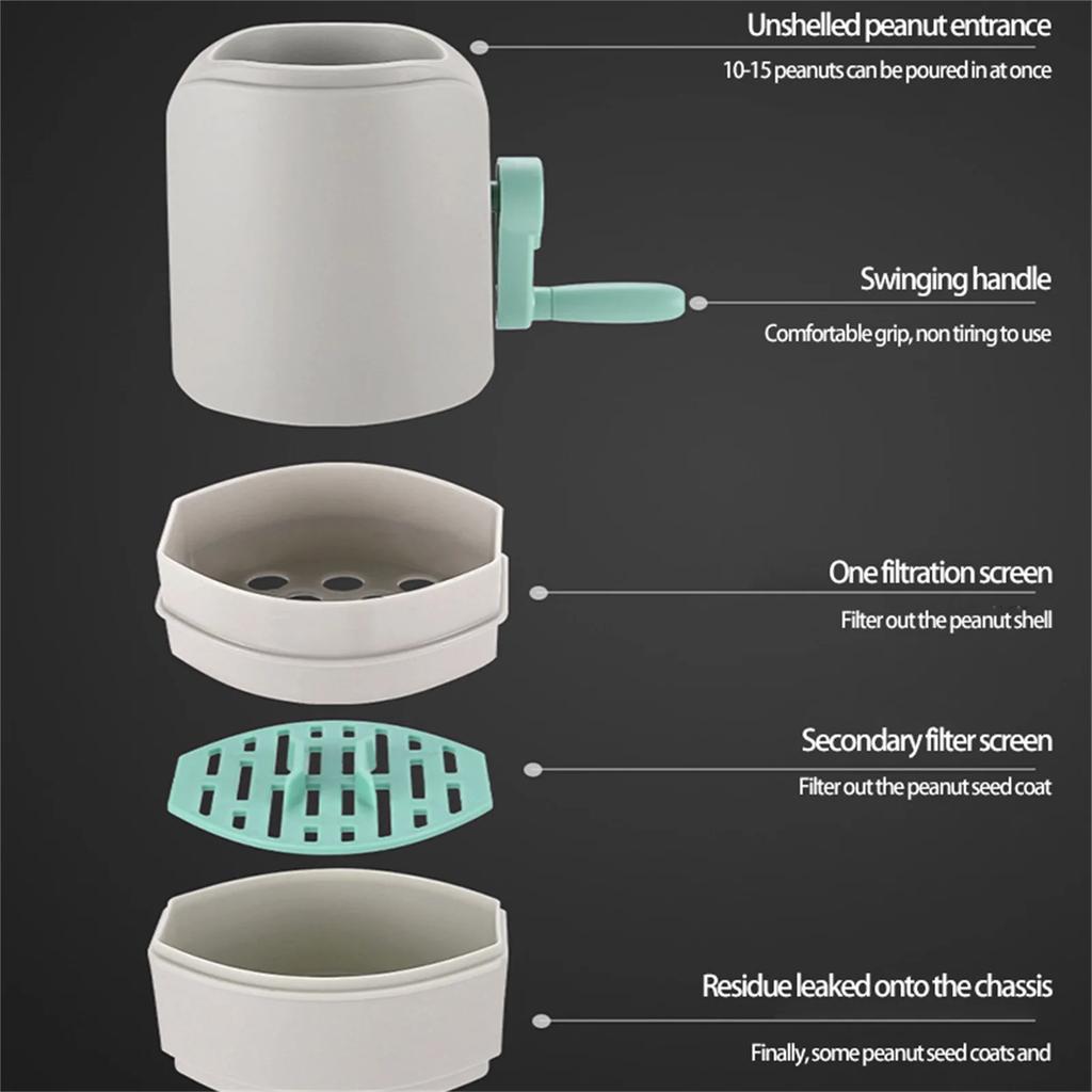 Инструменты для дома и кухни Ручная рукоятка Для кухни Ручная шелушилка для арахиса Резак для каштанов Шелушилка Инструмент для открывания пекана и грецкого ореха Очиститель пекана