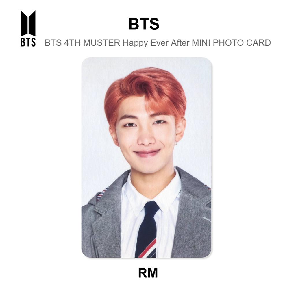 BTS BTS 4-Й МУСТЕР Happy Ever After МИНИ ФОТОКАРТОЧКА Официальная Фотокарточка