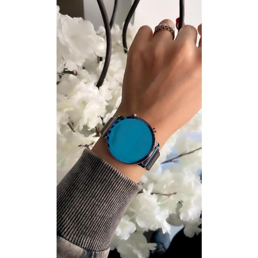 Steel Digital Watch Led Mesh Strap Digital New Model Women's Unisex Wristwatch (only Watch)