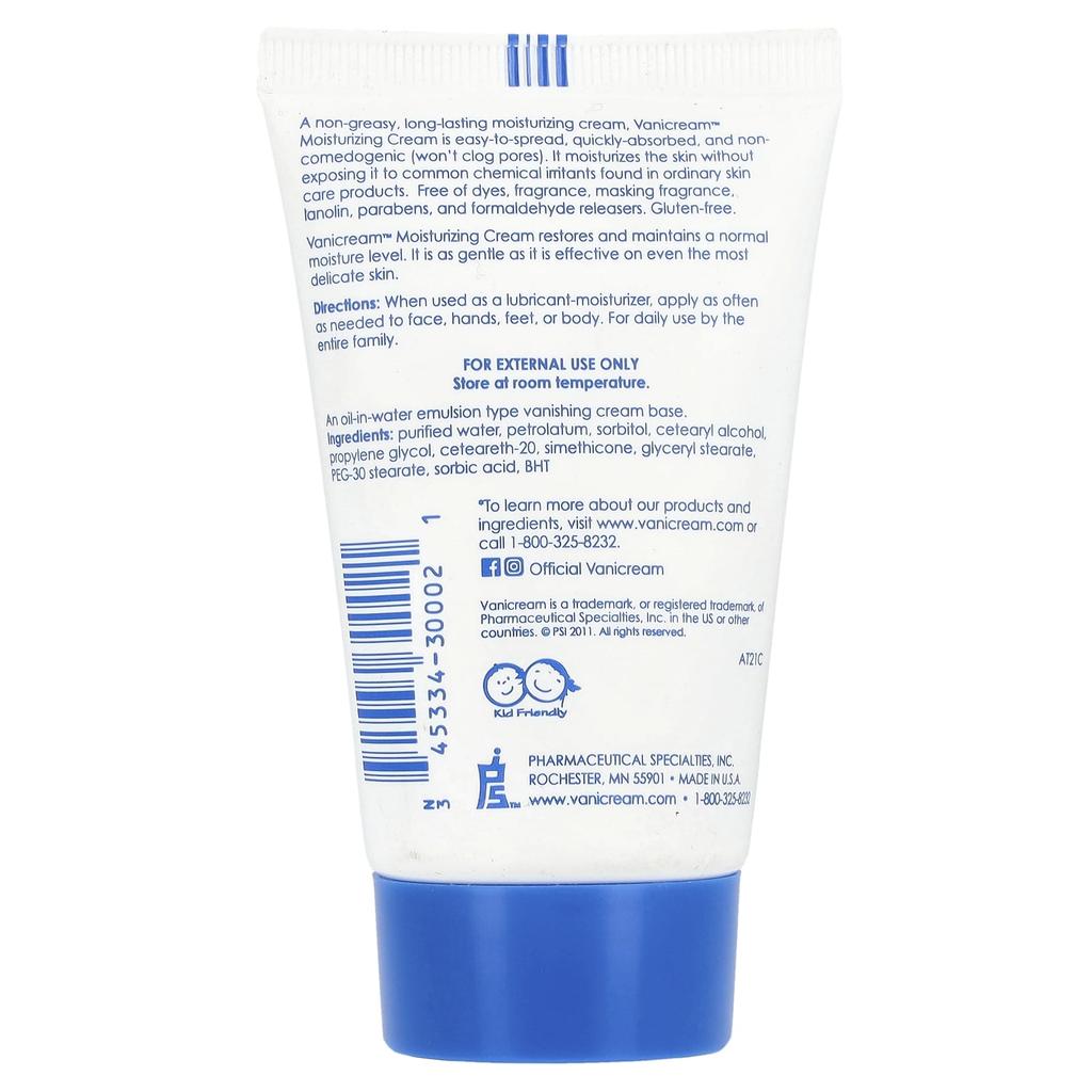 Увлажняющий крем, Для чувствительной кожи, Без отдушек, 57 г(2 унции)