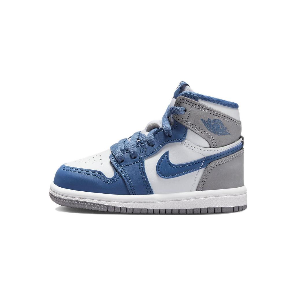 Air Jordan 1 Retro High OG TD True Blue Baby Sneakers White Cement-Grey FD1413-410