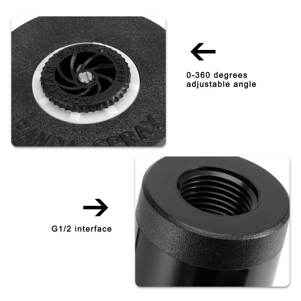 3Pcs Plastic Spray Nozzle 360 Degree Sprinkler Head Durable Buried Sprinkler Bush Watering