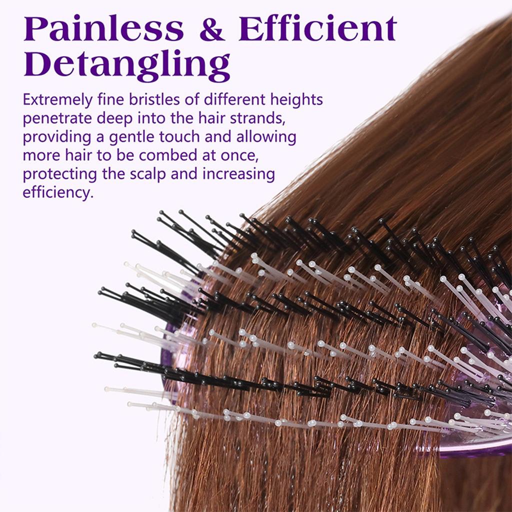 Массажная расческа для сухой и влажной кожи головы для женщин, питание и распутывание волос, антистатическая бытовая расческа