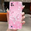 For Realme C11 (2021) RMX3231 / Realme C11 2020 RMX2185 Casing Clear Luxury Fashion Butterfly Flowers Soft Silicone Phone Case