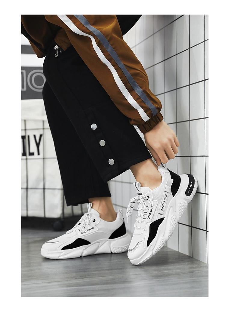 Мужские летние дышащие нескользящие кроссовки для бега 2024: Трендовые повседневные кроссовки для папы