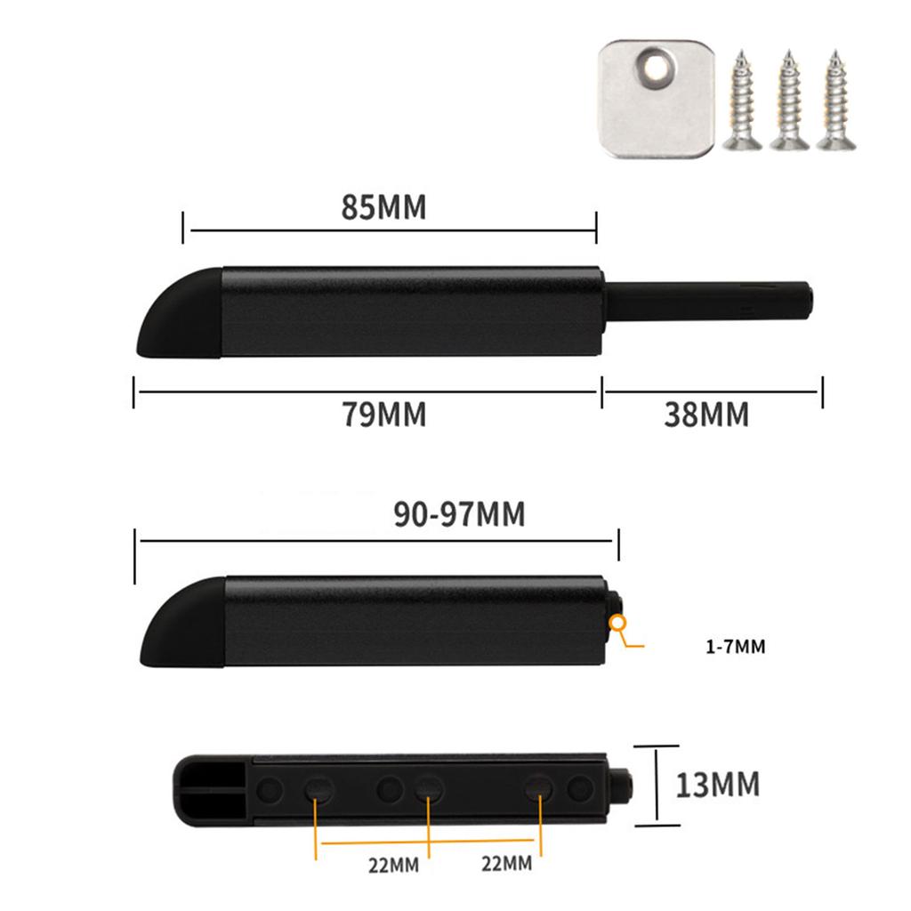 Сплав Push To Open Touch Release Catch Latch Hinge Cabinet Cabinet