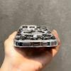 Прозрачный противоударный чехол для телефона Magsafe для iPhone 17Air 16 15 Plus 14 13 12 11 17 Pro Max 7 8 Plus 16 E Черный кружевной чехол