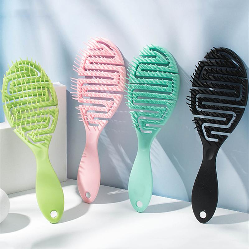 Hollow Massage Comb Female Airbag Air Cushion Scalp Head Meridian Dry and Wet Dual-use Long Hair Smooth Hair Hairdressing Comb