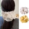 Korean Fashion Design Sense Scrunchie For Girls Oversize Hair Ties Elegant Women Ponytail Holder Temperament Style Headwear