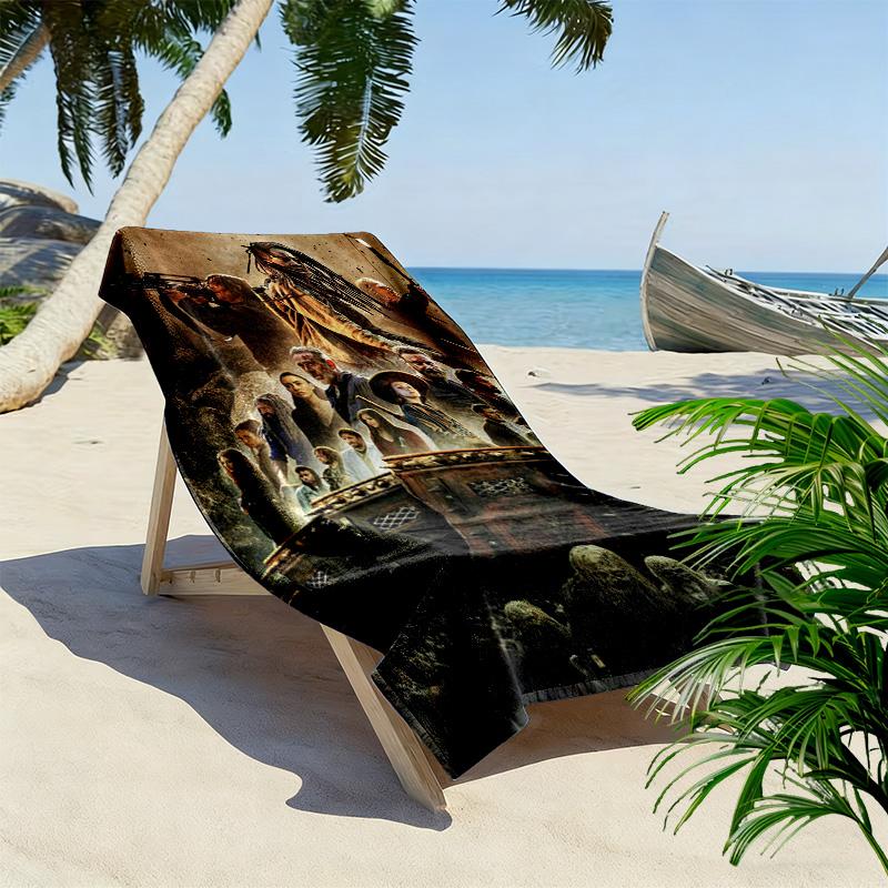 Survival Undead World beach towel beach Outdoor camping seaside swim quick-drying swim towel beach Comfort Outdoor picnic beach mat Fashion
