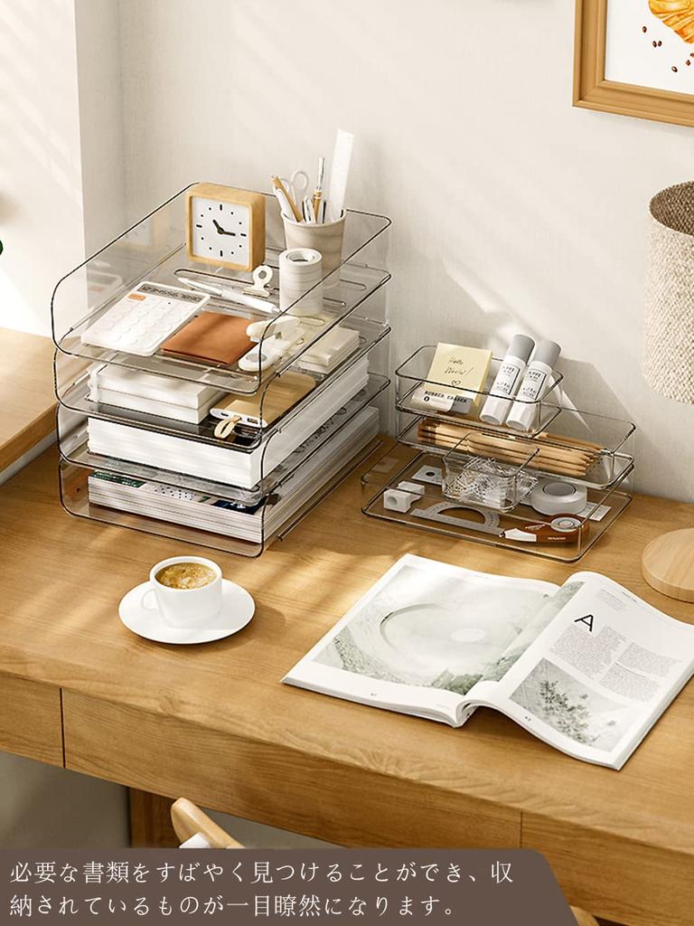 YFS 4-уровневый лоток для писем, совместимый с настольным документом, столешницей для писем, 4-уровневым органайзером для небольших ящиков, офисным файлом для писем, белым вертикальным, 4-уровневым