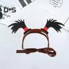 Halloween Dog Hairband Pet Cosplay Party Hair Hoop Dress-up Costume Accessories Funny Headband for Cats Dogs Parties Photoshoots Festivals