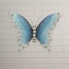 Butterfly Wall Decorations With Blue Scale Butterfly Ornaments
