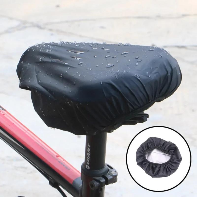 2PCS Waterproof Bike Seat Cover Rain Cover for Bicycle Saddle Elastic Dust and Rain Resistant Uv Protector Outdoor Bike Accessories