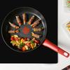 Tefal Индукционная титановая антипригарная сковорода Wok Perfect Cook (28см) Можно мыть в посудомоечной машине в духовке без PFOA Red