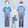 Костюмы Blippi Косплеи Комбинезон для выступлений в игре во весь рост Одежда Хэллоуин