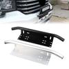 Car License Plate Light Frame Holder Front Bumper Auxiliary Lamp Light Bar Mounting Bracket Modified Parts