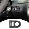 Headlight Switch Button Cover Trim Frame For Chevy Camaro 2010-2015 Carbon Fiber