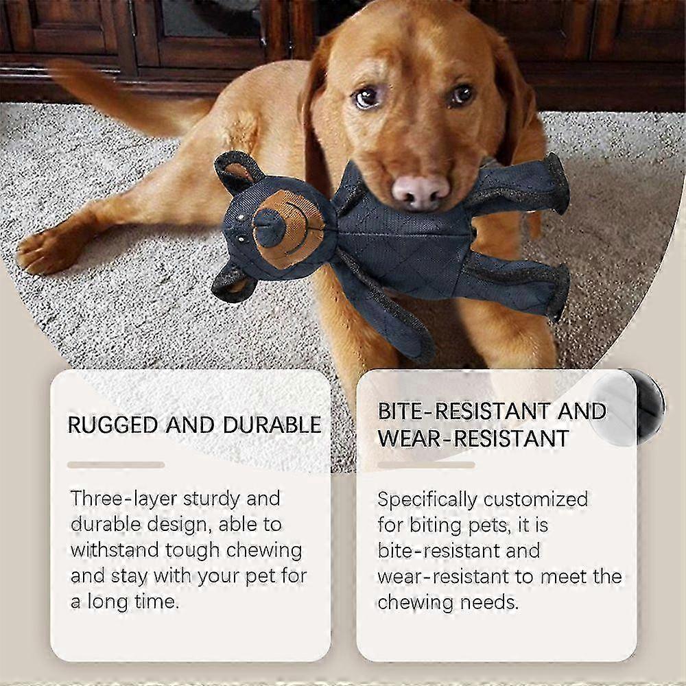 Unbreakable Bear Dog Toy, New Unbreak Bear, Unbreaka Bear for Aggressive Chewers, Indestructible Bear Dog for Heavy Chewers Large Dogs
