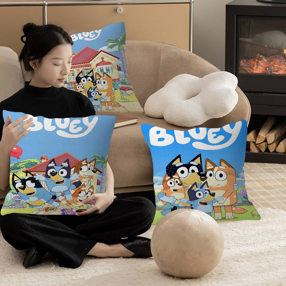 Мультяшная B-Блуи Стич Счастливый Дракон Наволочка Чехол на Подушку для Дивана Декор Комнаты Подарок для Детей