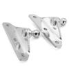 2PCS 10MM Silver Ball Stud Shock Struts Gas Prop Strut Spring Mounting Brackets Connector Zinc Plated Steel For RVs Campers Home