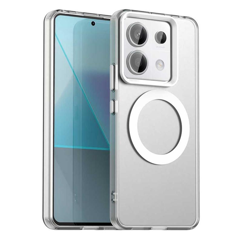 Чехол для Xiaomi Redmi Note 13 Pro 5G с поддержкой Magsafe, покрытие для беспроводной зарядки, матовый TPU бампер для задней панели телефона Xiaomi Redmi Note 13 Pro Plus
