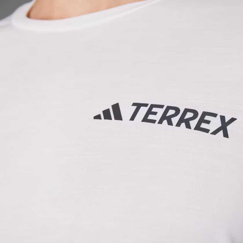 adidas Terrex Xperior Climacool Комфортная Дышащая Мягкая Футболка с Коротким Рукавом Влагоотводящая Мужская Белая JN8134