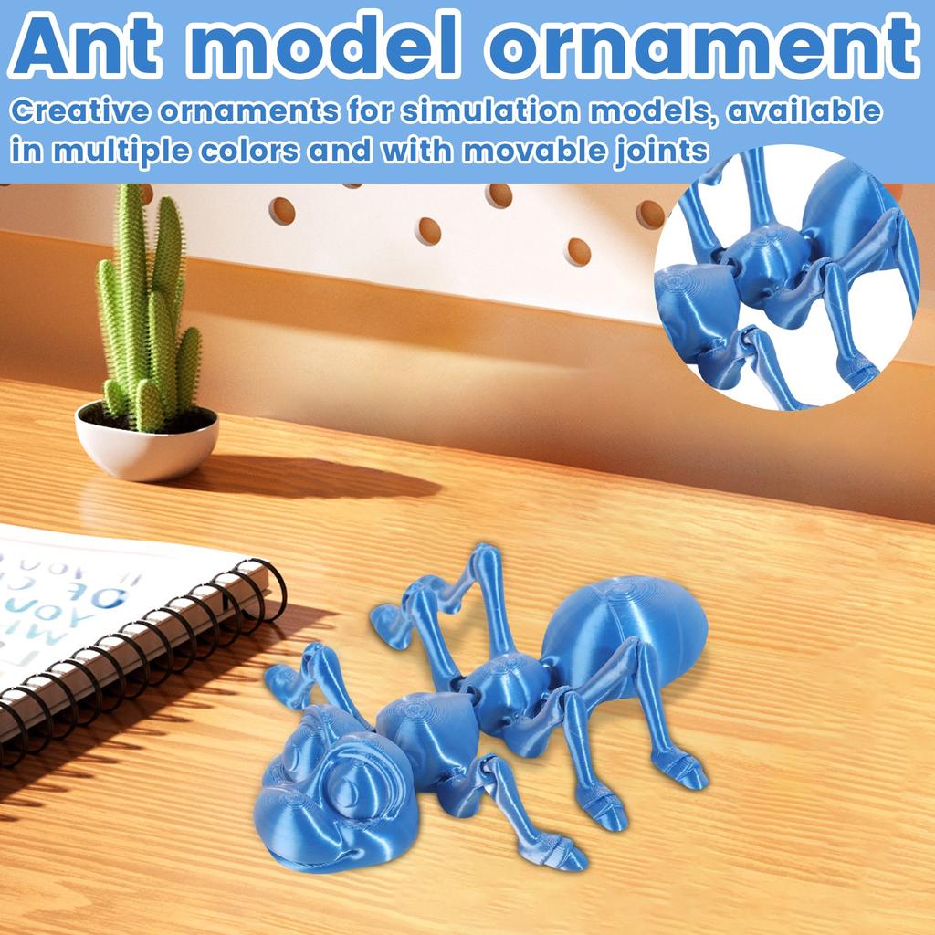 3D-печать муравей подвижный сустав модель животного игрушка ручной работы украшения креативные декоративные поделки