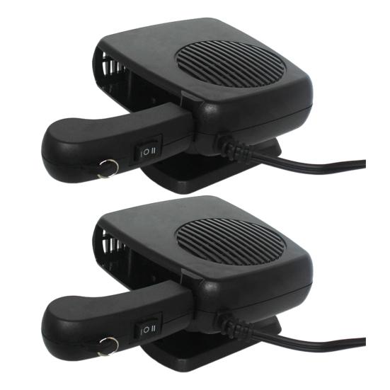 Автомобильный обогреватель вентилятор 12В 24В 200Вт двойной функции размораживатель запотевания охладитель сушилка вентилятор горячего холодного воздуха быстрый нагрев автоматический удалитель инея с лобового стекла