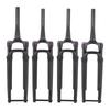 Bike Front Suspension Fork Aluminum Alloy 12x100MM Through Axle Manual Lockout Shock Absorber Air Su