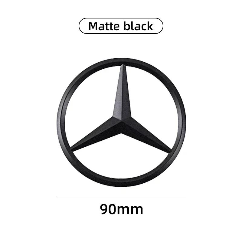 1Pc 9cm ABS Car Rear Badge Decal Trunk Emblem Sticker For Mercedes Benz S320 W164 W203 W204 W168 C180 E320 A200 CLA CLK CLS ML GM1