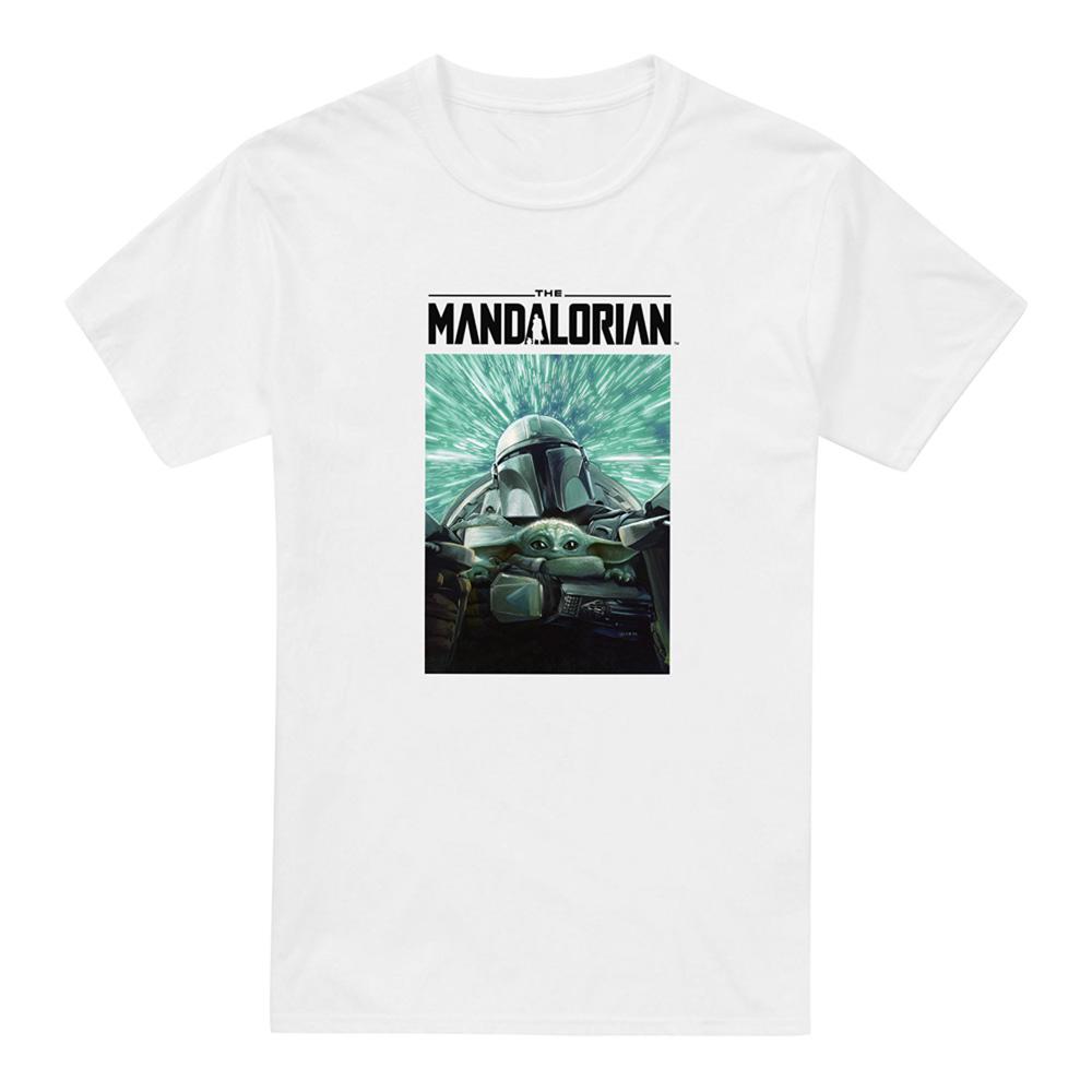 Star Wars The Mandalorian Unisex Adult Hyperspeed T-Shirt