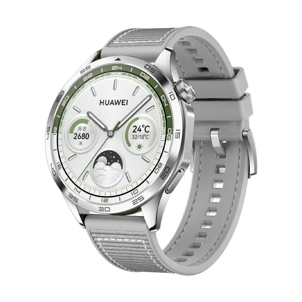 22-миллиметровый ремешок для часов HUAWEI WATCH GT2 Pro GT3 42MM 46MM Умные часы Ремешок Huawei GT4 46MM GT Runner Силиконовый+Нейлоновый плетеный браслет