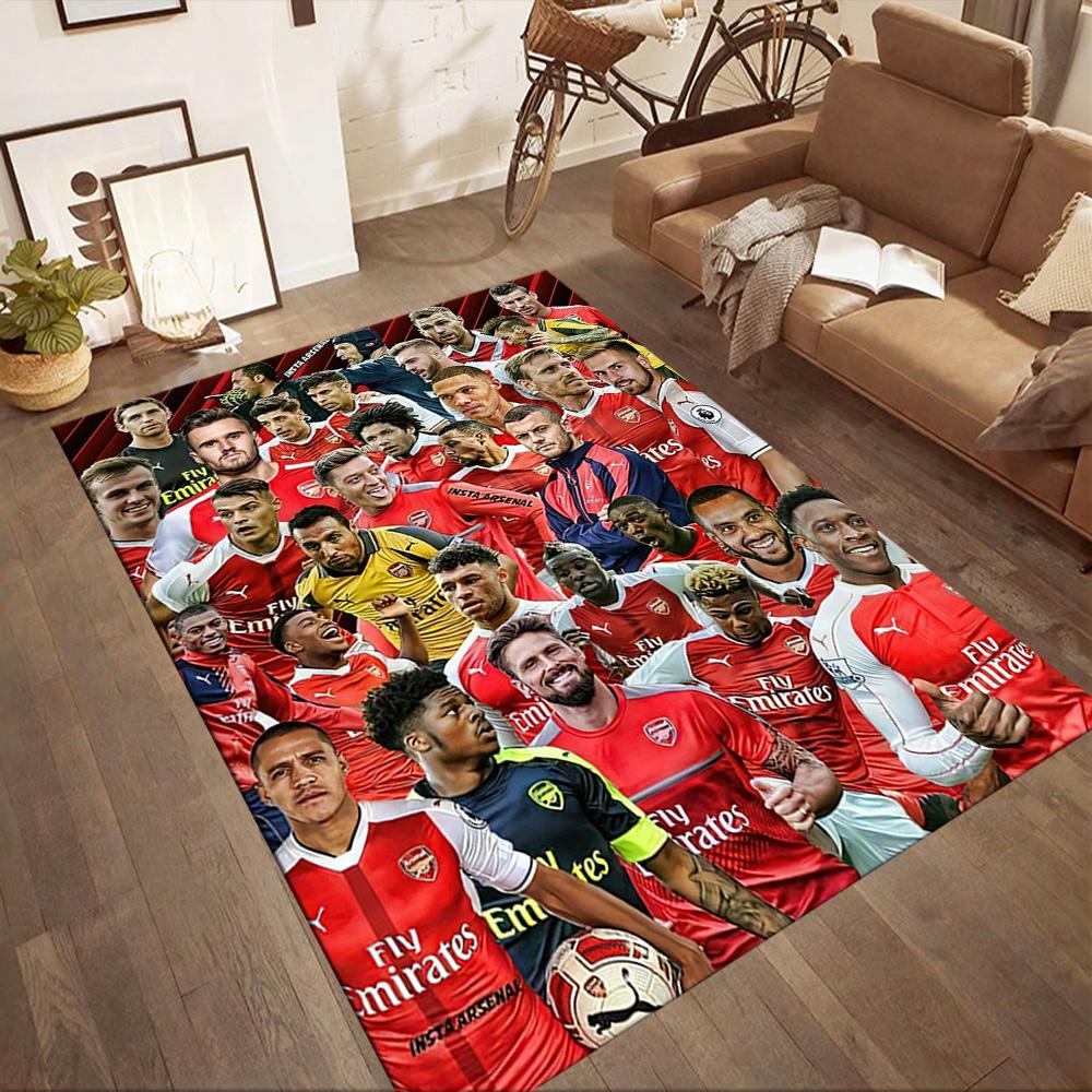 Arsenal Area Rug Suitable for Decorate room Dormitory Kitchen Hallway Anti-slip Rug Office home decor Wedding Party Gift