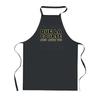 Tablier De Cuisine - Planetee - Coton Noir - Impression Bretonne - Liens Ajustables