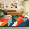 Современный декоративный ковер в абстрактном стиле для гостиной, большого размера, мягкий, художественный, для украшения спальни, ковер, легкая чистка, коврик под диван, для журнального столика