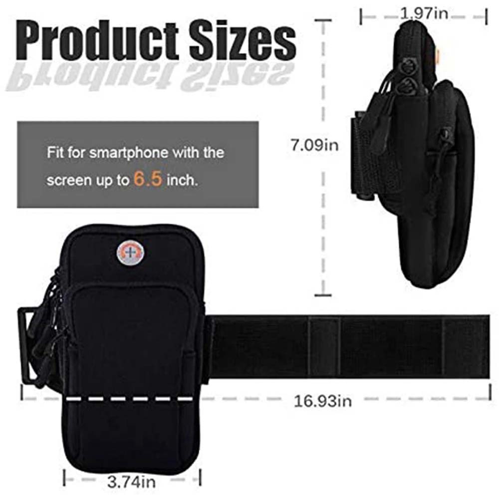 6'' Jogging Sport Running Cell Phone Holder Arm Band Phone Case Mobile Phone Bag Armband Bag